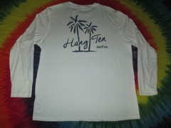 HANG TEN 10 SURF CO. CALIFORNIA LIFESTYLE CULTURE PALM TREES L/S T-SHIRT-XL-NEW