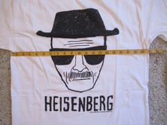 Breaking Bad Heisenberg Adult T Shirt White Size Medium