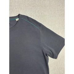 Tommy Bahama Mens Gray V-Neck T-Shirt XL Modal Blend Textured Short Sleeve
