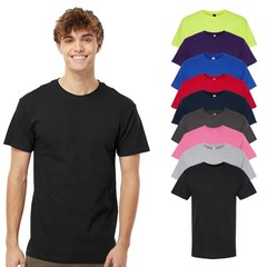 M&O Men’s Gold Soft Touch T-Shirt 9-Pack, Mix Color, S-5XL, Cotton Preshrunk Tee