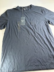 VRST Men’s Medium Essential Pocket Darker Ardosia Slate Tshirt NWT Breathe UVP30