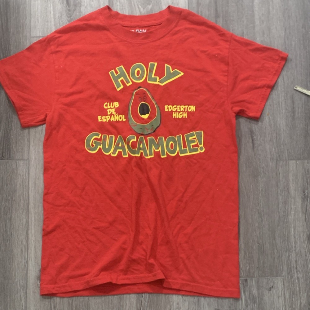 Gildan DryBlend Edgerton High Club de Español Holy Guacamole Red T-Shirt S