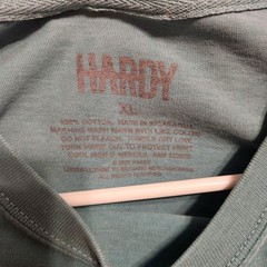 Hardy Sold Out Skull T-Shirt XL Sea Green Short Sleeve Never Worn Tour Shirt