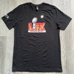 NEW 2025 SUPER BOWL LIX Philadelphia Eagles Kansas City Chiefs T Shirt Tee LARGE