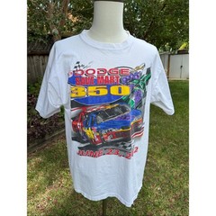 Vintage Nascar 2002 Graphic Tee T-Shirt Dodge Save Mart 350 Men’s 2XL *Flaw*