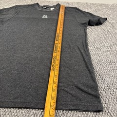 McDonalds Employee Uniform T-Shirt Medium Gray Short Sleeve Work Fast Food