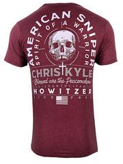 Howitzer Style Men’s T-Shirt Chris Kyle Trigger Military Grunt MFG