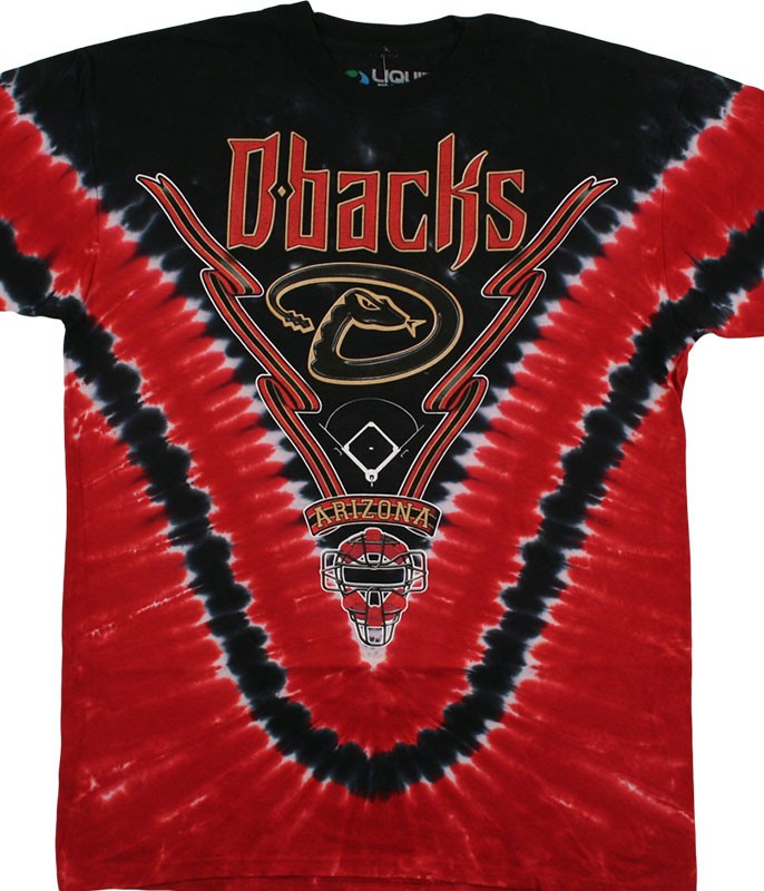 Arizona Diamondbacks V Tie-Dye T-Shirt — Grateful Dead Collab Style Officially L