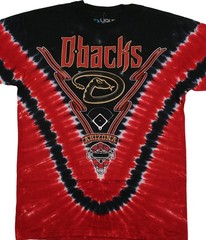 Arizona Diamondbacks V Tie-Dye T-Shirt — Grateful Dead Collab Style Officially L