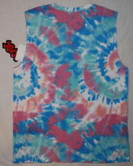 AC/DC HIGH VOLTAGE Size XL Tie-Dye Tank Top Muscle Shirt AUTHENTIC Rock NEW