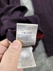 Agave Thermal Henley Shirt Plum Mens Long Sleeve Standard Fit Made in USA