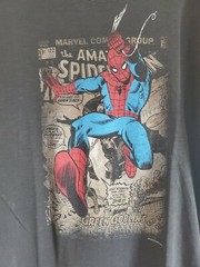 NWT Amazing Spiderman Comic Book Cover Green Goblin Mens Large Lucky Brand Tee