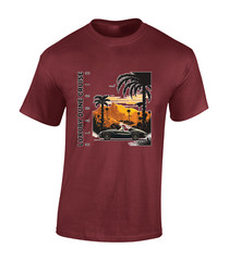 DUNE CRUISE MENS T SHIRT CLASSIC CAR RETRO CAR LOVER BEACH SUMMER HOLIDAY TOP
