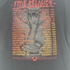 True Religion – World Tour- Skull Tee Shirt Men’s XXL 100% Cotton