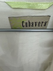 Mens Cubavera Sz L Beige Linen Blend Caribbean Button Up Shirt Great Details VGC