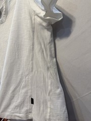 BOSS Hugo Boss Men’s S White Cotton V-Neck Short Sleeve Regular Fit Tee Logo