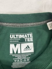Adidas Climate UM Mens Green Print Short Sleeve Tee Size M