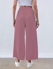 Wide Leg Palazzo Pants for Women Summer Beach Pants Flowy Loose Casual Lounge…