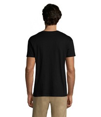 BLACK Mens Plain T-Shirt ? Sol’s Regent Cotton Tee ? New Soft Ringspun Tee