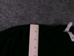 Bella Canvas Shirt Men Large Black Short Sleeve Basic Casual Minimalist Classic