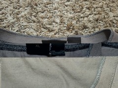 Hugo Boss T Shirt Mens XL Gray Solid Long Sleeve V Neck Pullover Cotton