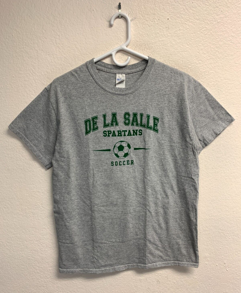 De La Salle High School Men’s Soccer T-Shirt Sz Medium Gray Concord CA Spartans