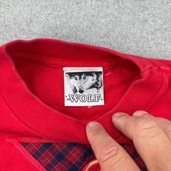 Vintage 90s Georgia Bulldogs T-Shirt Mens Medium Red Embroidered Heavyweight