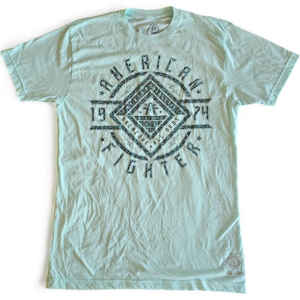 New Men’s American Fighter Rainsville Premium Athletic MMA Mint T-Shirt XS-4XL