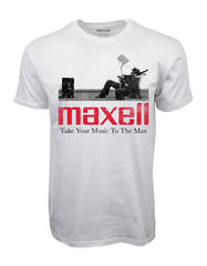 90s MAXELL TAKE YOUR MUSIC TO NEXT LEVEL T SHIRT