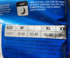 Men’s 32 Degrees Cool Quick Dry Crew Neck T-Shirt M-XXL New (Single T Shirt)