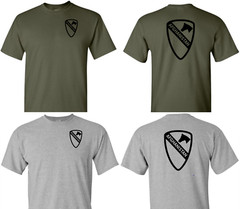 1st Cavalry Division Shirt, Custom Performance Shirt, US ARMY Cavalry
