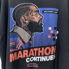 Nipsey Hussle Shirt Mens The Marathon Continues Victory Lap Retrokings Mens 2XL