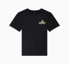 Converse L Men’s T-Shirt Black Retro Cons Bones Skeleton Sunrise Cotton New