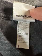Rockstar Games Shirt Mens Small Black Glitch Logo Graphic Tee Video Game