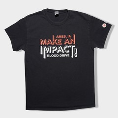 American Red Cross Blood Drive T-Shirt – Ames, Iowa – Gildan – M