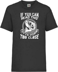 Fishing Your To Close Fish Humour Novelty T Shirt Various Colours And Sizes