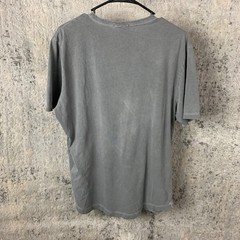Buck Mason Supima Cotton Scoop Hem T-Shirt Mens L Gray Faded Made in USA