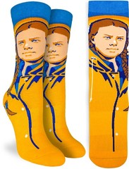 Men’s Famous and Historical People Socks Adult Novelty Dress Socks Crew Cut