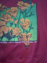 Vintage Sonoma Valley Of Moon California Poppies Shirt Size M Single Stitch