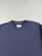 Iron & Resin Michigan Henley Shirt Fits XL Blue Thermal Waffle Knit Longsleeve