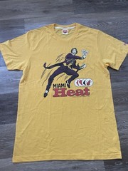 Homage Miami Heat Joker Basketball Graphic T-shirt Yellow Men’s Sz. Medium