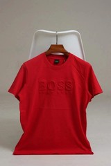 Hugo Boss Men’s Short Sleeve BOSS Tiburt Solid Cotton Crew New Arrivals