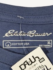 Eddie Bauer Men’s Blue Crewneck Short Sleeve Graphic T-Shirt XL NWT