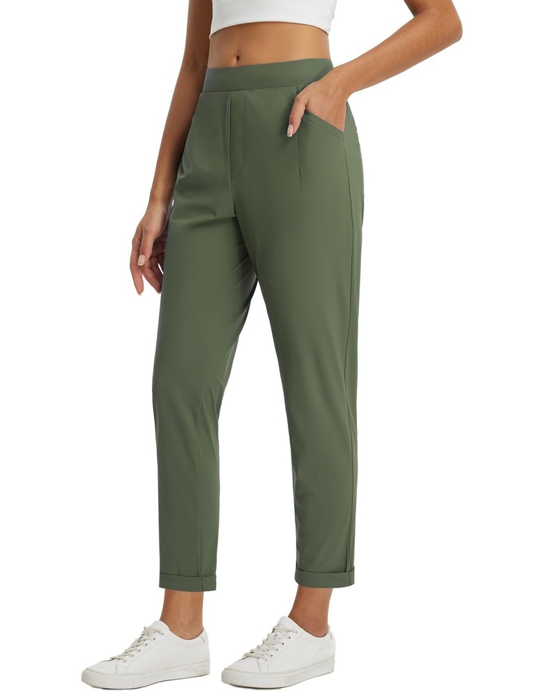 baleaf Women’s “Never Change Again” Travel Slacks: Office, Hike, Golf, UPF 50+