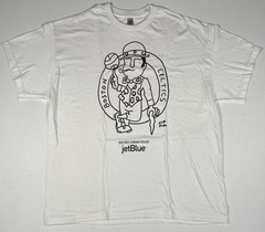 Boston Celtics Nick Shea Art T Shirt Mens XL White 2022 NBA Schedule