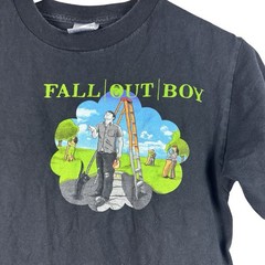 Vintage Fall Out Boy Black Clouds & Underdogs Tour T-Shirt 2006 S Concert Tee