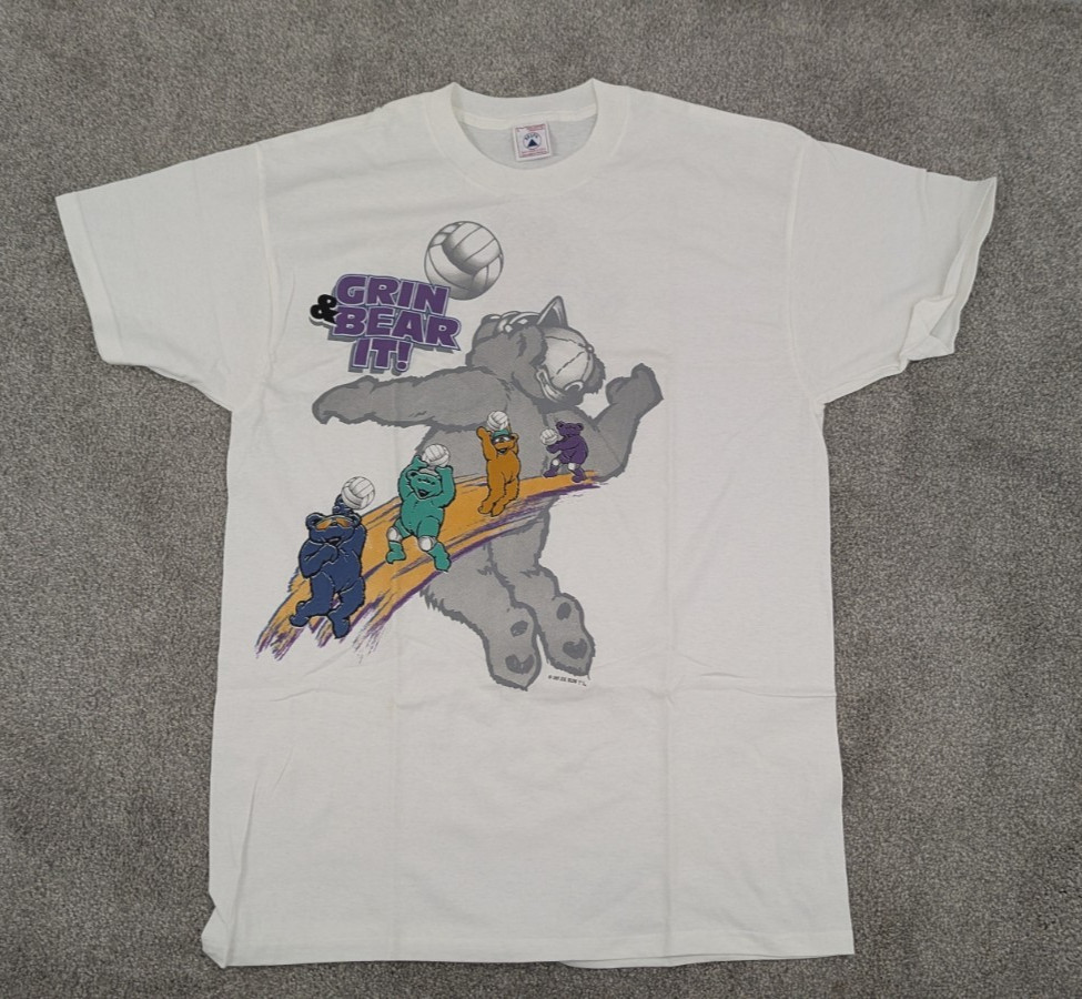 Grateful Dead Bears Volleyball T-Shirt L Large Vintage 1997 Joe Blow T’S Delta