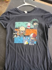 Huge Lot of 16 Anime Graphic T-Shirt Hoodie Bundle Mixed Manga Japanimation