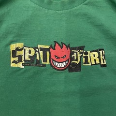 vintage green Spitfire 90s _20s skateboard t-shirt