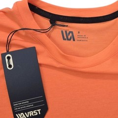 VRST Icon Short Sleeve Tee Men’s Small Fresh Tangerine Heather Orange Tencel Gym